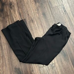 Open Edit Black Wide Leg Pants